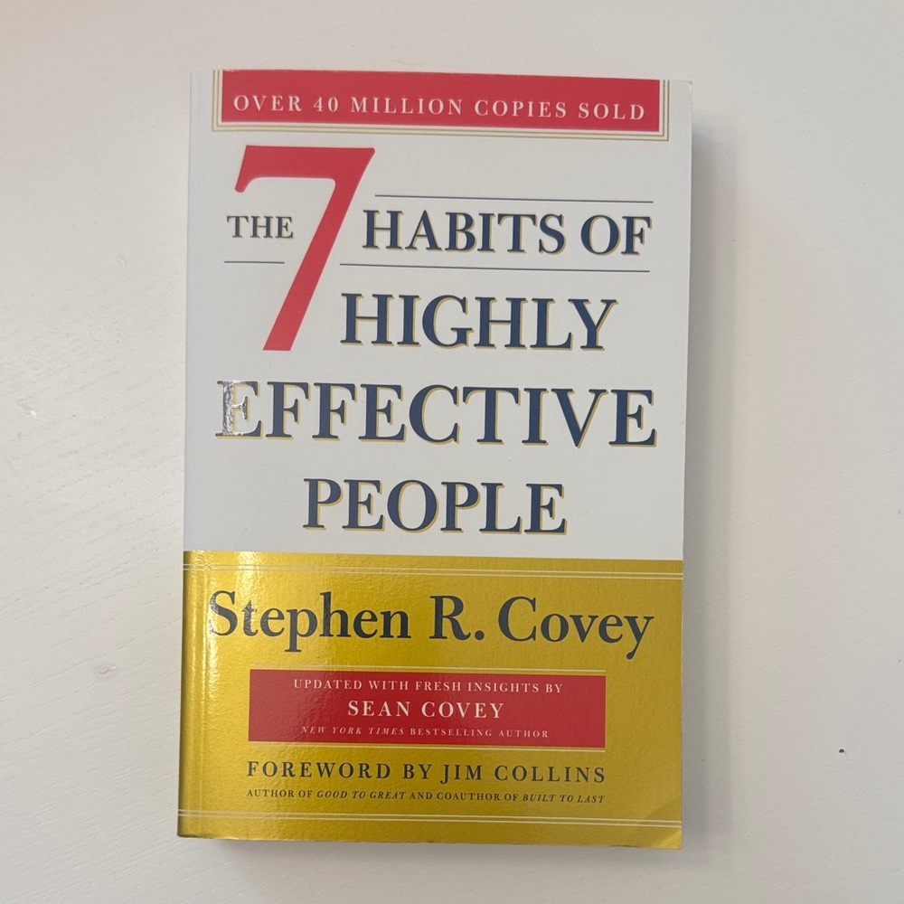 The 7 Habits of Highly Effective People by Stephen R. Covey